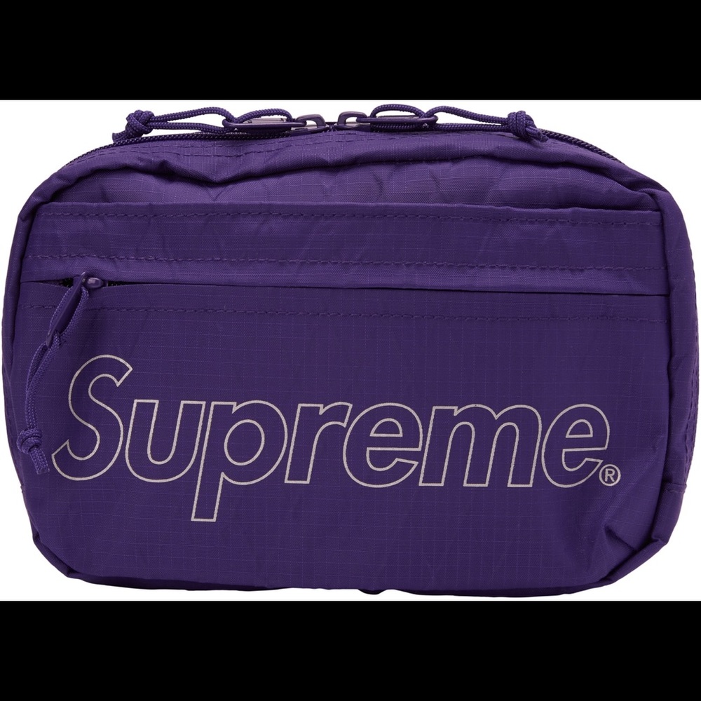 100% authentic Supreme Shoulder Bag FW18 Purple